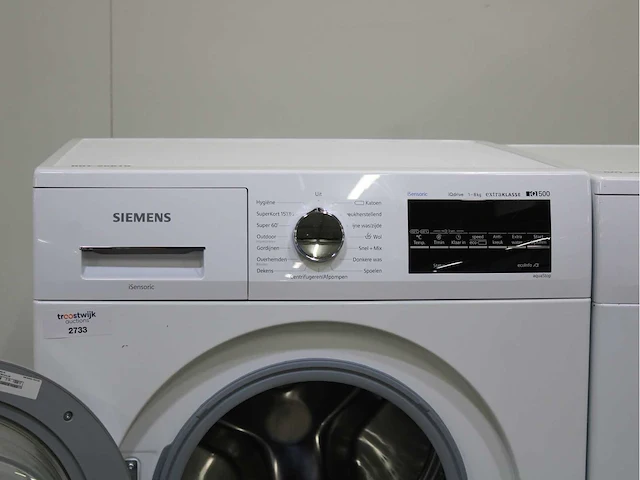 Siemens iq500 isensoric iqdrive extraklasse wasmachines & siemens iq500 isensoric extraklasse wasdrogers - afbeelding 3 van  8