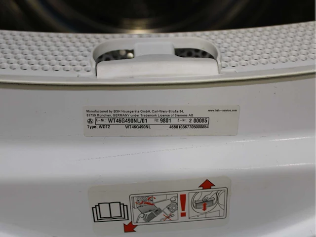 Siemens iq500 isensoric iqdrive extraklasse wasmachines & siemens iq500 isensoric extraklasse wasdrogers - afbeelding 8 van  8