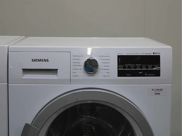 Siemens iq500 isensoric iqdrive extraklasse wasmachines & siemens iq500 isensoric selfcleaning condenser extraklasse wasdrogers - afbeelding 6 van  8