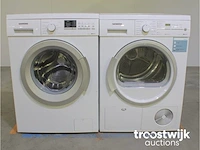 Siemens iq500 isensoric iqdrive wasmachine & siemens iq500 isensoric bestcollection droger - afbeelding 1 van  8