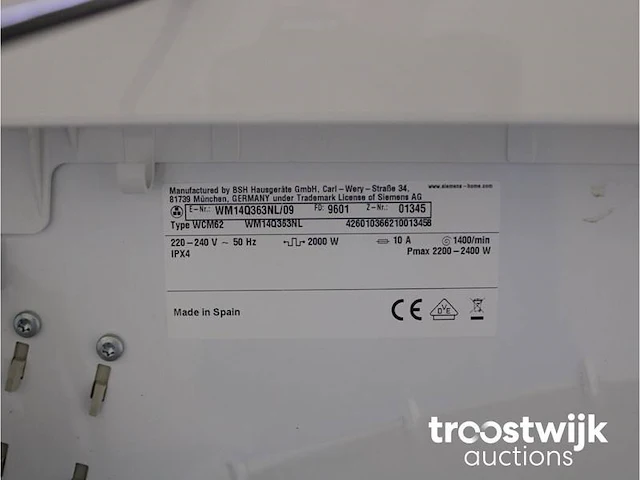 Siemens iq500 isensoric iqdrive wasmachine & siemens iq500 isensoric bestcollection droger - afbeelding 5 van  8