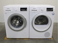 Siemens iq500 isensoric iqdrive wasmachine & siemens iq500 isensoric bestcollection selfcleaning condenser wasdroger - afbeelding 1 van  8