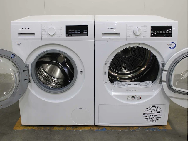 Siemens iq500 isensoric iqdrive wasmachine & siemens iq500 isensoric bestcollection selfcleaning condenser wasdroger - afbeelding 2 van  8