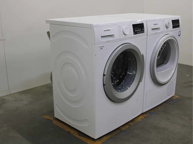 Siemens iq500 isensoric iqdrive wasmachine & siemens iq500 isensoric bestcollection selfcleaning condenser wasdroger - afbeelding 4 van  8