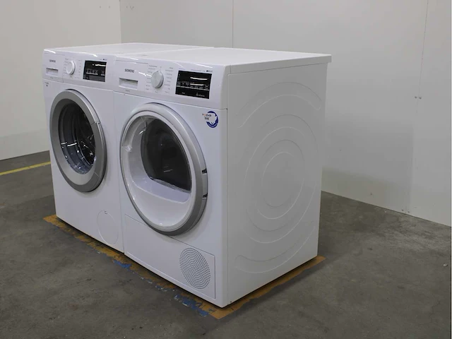 Siemens iq500 isensoric iqdrive wasmachine & siemens iq500 isensoric bestcollection selfcleaning condenser wasdroger - afbeelding 7 van  8