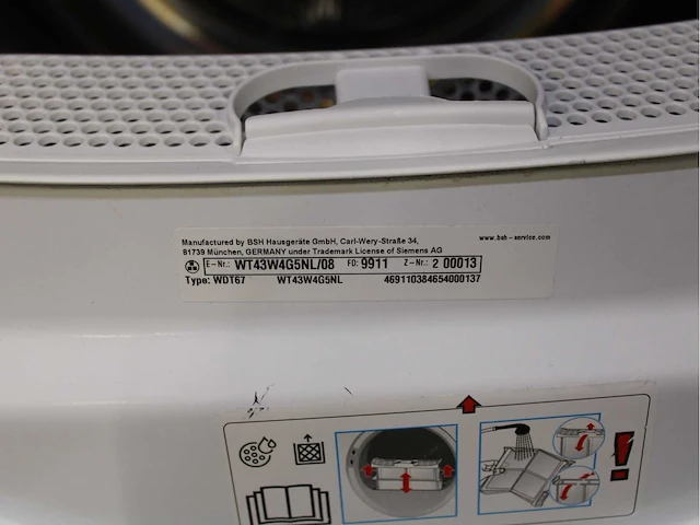 Siemens iq500 isensoric iqdrive wasmachine & siemens iq500 isensoric bestcollection selfcleaning condenser wasdroger - afbeelding 8 van  8