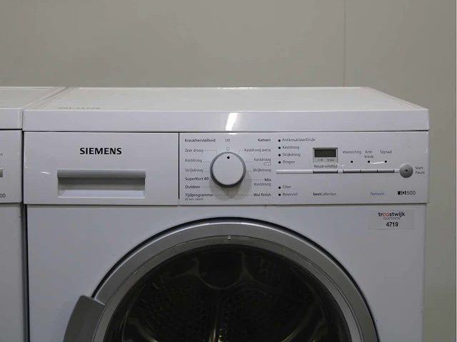 Siemens iq500 isensoric iqdrive wasmachine & siemens iq500 isensoric bestcollection wasdroger - afbeelding 6 van  8
