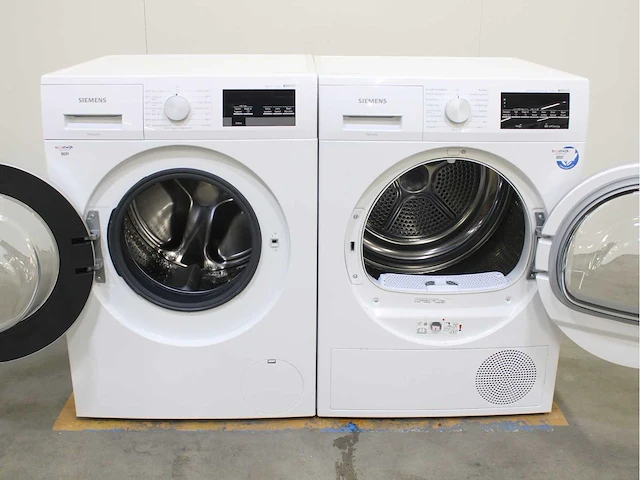 Siemens iq500 isensoric iqdrive wasmachine & siemens iq500 isensoric selfcleaning condenser wasdroger - afbeelding 2 van  8