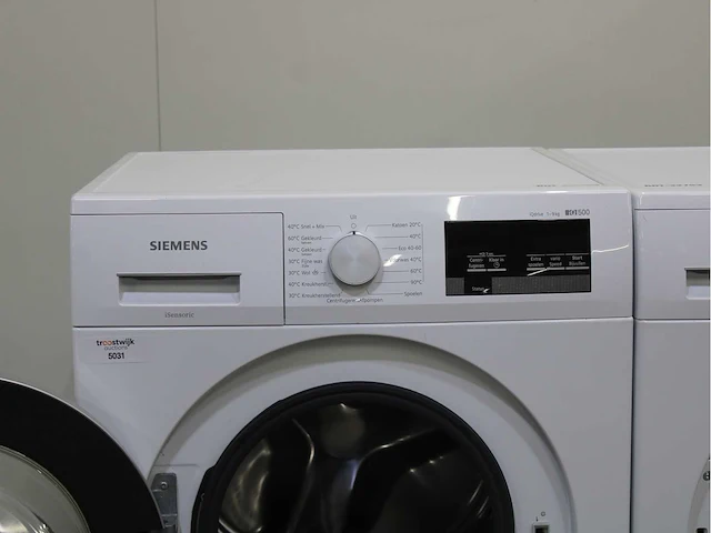 Siemens iq500 isensoric iqdrive wasmachine & siemens iq500 isensoric selfcleaning condenser wasdroger - afbeelding 3 van  8