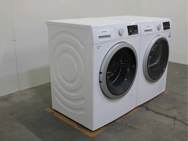 Siemens iq500 isensoric iqdrive wasmachine & siemens iq500 isensoric selfcleaning condenser wasdroger - afbeelding 4 van  8