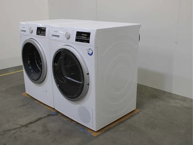 Siemens iq500 isensoric iqdrive wasmachine & siemens iq500 isensoric selfcleaning condenser wasdroger - afbeelding 7 van  8