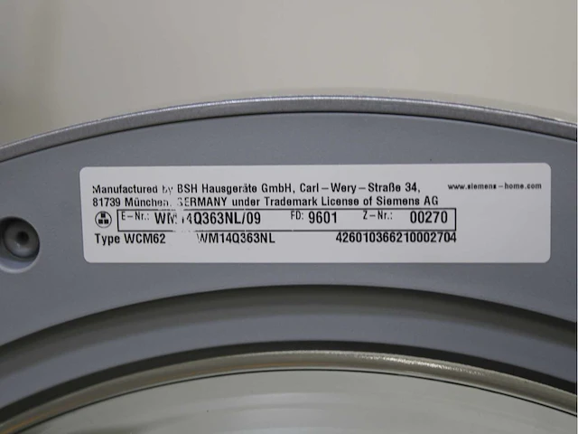 Siemens iq500 isensoric iqdrive wasmachine - afbeelding 4 van  6