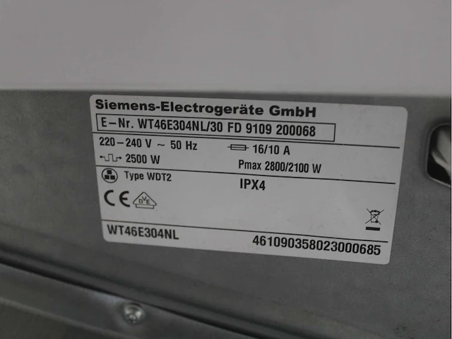 Siemens iq500 isensoric iqdrive wasmachines & siemens iq500 bestcollection wasdrogers - afbeelding 8 van  8