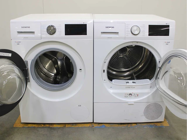 Siemens iq500 isensoric sensofresh system aquastop extraklasse wasmachine & siemens iq500 isensoric selfcleaning condenser wasdroger - afbeelding 2 van  8