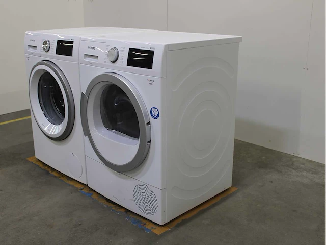 Siemens iq500 isensoric sensofresh system aquastop extraklasse wasmachine & siemens iq500 isensoric selfcleaning condenser wasdroger - afbeelding 7 van  8