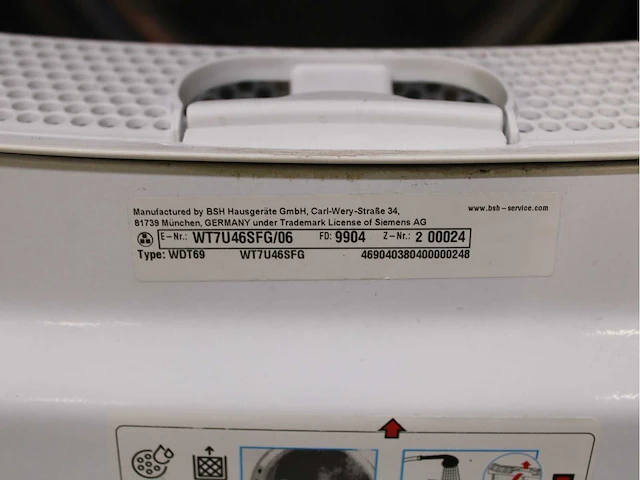 Siemens iq500 isensoric sensofresh system aquastop extraklasse wasmachine & siemens iq500 isensoric selfcleaning condenser wasdroger - afbeelding 8 van  8