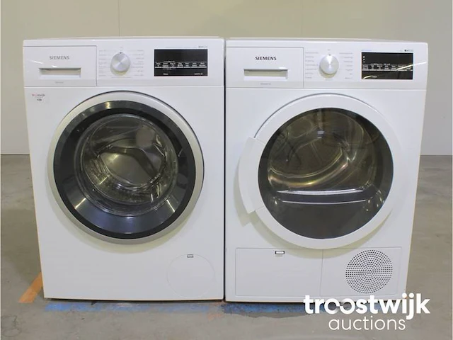 Siemens iq500 isensoric wasmachine & siemens iq500 isensoric bestcollection droger - afbeelding 1 van  8