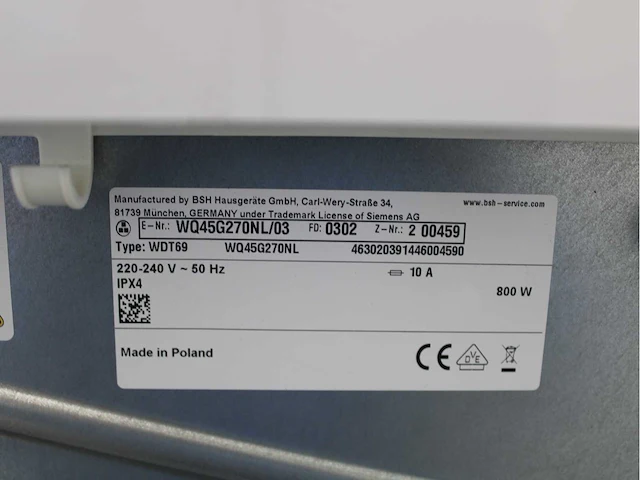 Siemens iq500 isensoric wasmachines & siemens iq500 isensoric selfcleaning condenser wasdrogers - afbeelding 7 van  7
