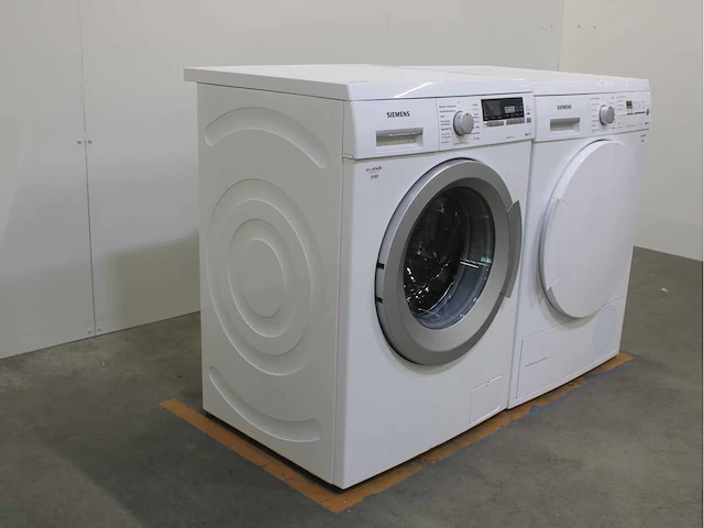 Siemens iq500 varioperfect wasmachine & siemens iq500 isensoric selfcleaning condenser droger - afbeelding 4 van  8