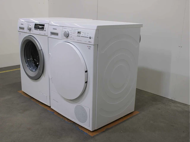 Siemens iq500 varioperfect wasmachine & siemens iq500 isensoric selfcleaning condenser droger - afbeelding 7 van  8