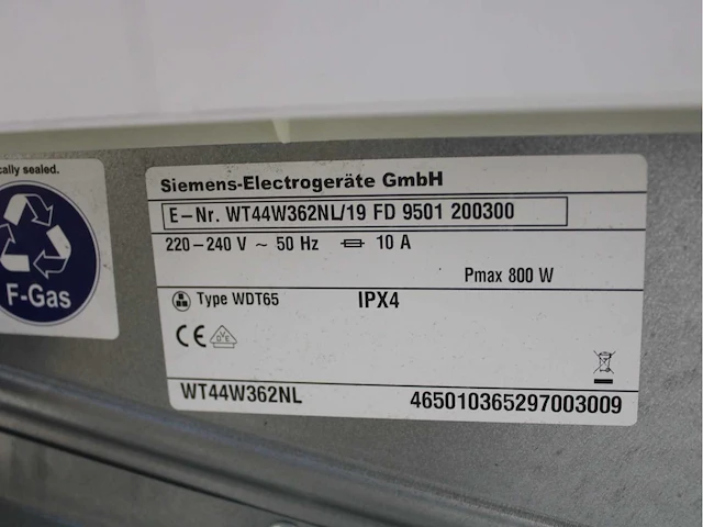 Siemens iq500 varioperfect wasmachine & siemens iq500 isensoric selfcleaning condenser droger - afbeelding 8 van  8