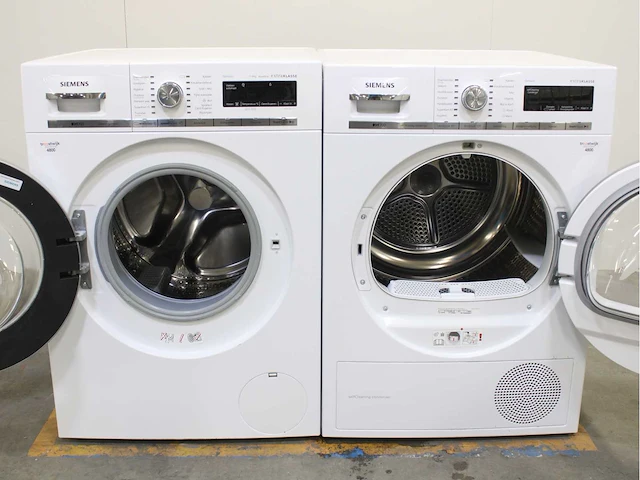 Siemens iq700 isensoric aquastop extraklasse wasmachine & siemens iq700 isensoric selfcleaning condenser extraklasse wasdroger - afbeelding 2 van  8