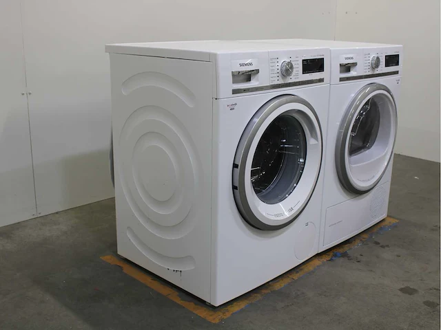 Siemens iq700 isensoric aquastop extraklasse wasmachine & siemens iq700 isensoric selfcleaning condenser extraklasse wasdroger - afbeelding 4 van  8