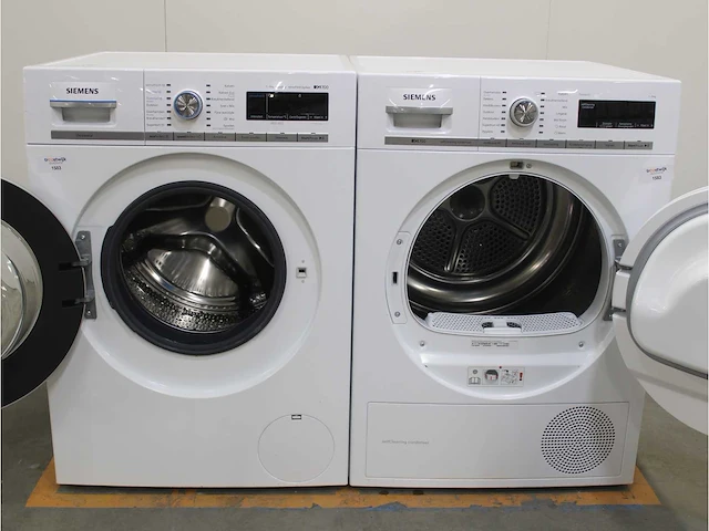 Siemens iq700 isensoric aquastop sensofresh system wasmachine & siemens iq700 isensoric selfcleaning condenser droger - afbeelding 2 van  8