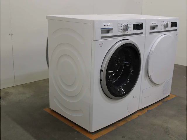 Siemens iq700 isensoric aquastop sensofresh system wasmachine & siemens iq700 isensoric selfcleaning condenser droger - afbeelding 4 van  8