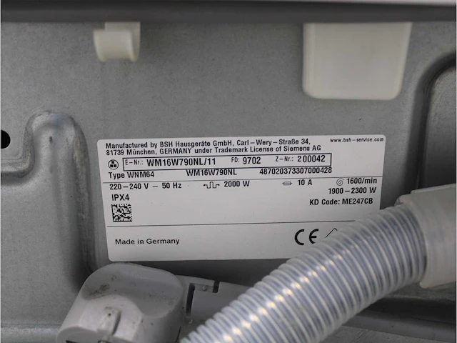 Siemens iq700 isensoric aquastop sensofresh system wasmachine & siemens iq700 isensoric selfcleaning condenser droger - afbeelding 5 van  8