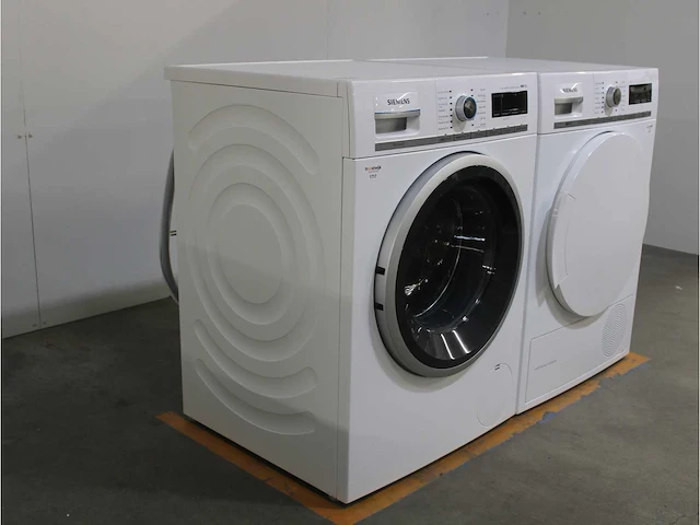 Siemens iq700 isensoric aquastop sensofresh system wasmachine & siemens iq700 isensoric selfcleaning condenser droger - afbeelding 4 van  8