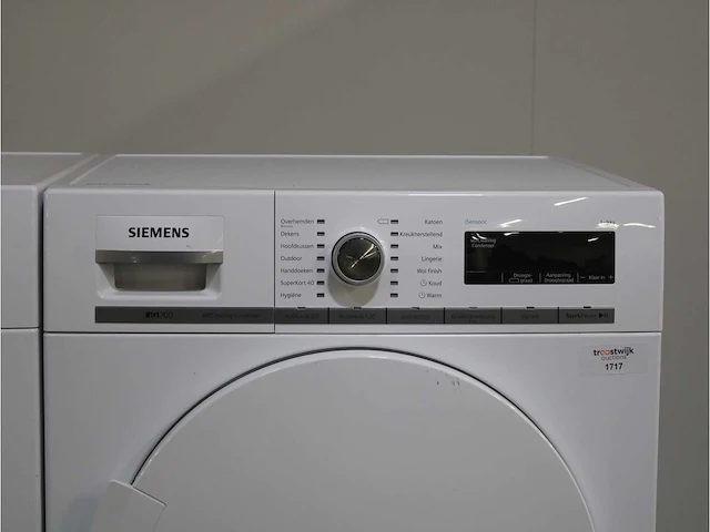 Siemens iq700 isensoric aquastop sensofresh system wasmachine & siemens iq700 isensoric selfcleaning condenser droger - afbeelding 6 van  8