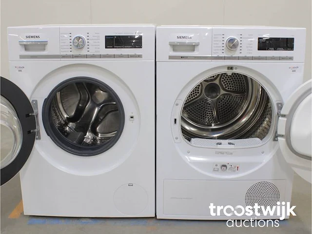 Siemens iq700 isensoric aquastop sensofresh system wasmachine & siemens iq700 isensoric selfcleaning condenser droger - afbeelding 2 van  8