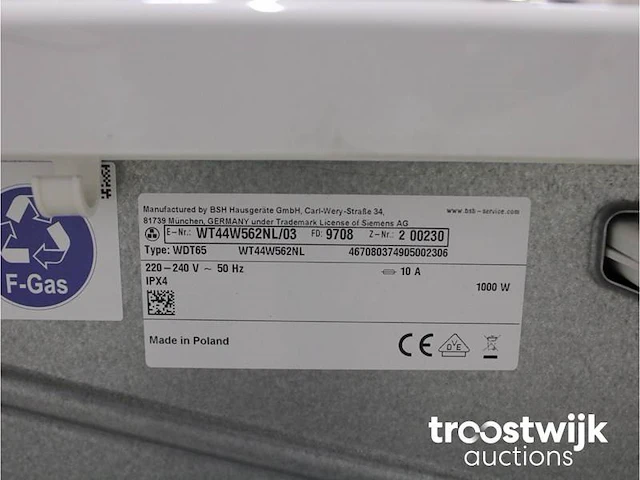Siemens iq700 isensoric aquastop sensofresh system wasmachine & siemens iq700 isensoric selfcleaning condenser droger - afbeelding 8 van  8