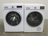 Siemens iq700 isensoric aquastop sensofresh system wasmachine & siemens iq800 isensoric selfcleaning condenser wasdroger - afbeelding 1 van  8