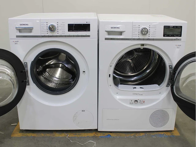 Siemens iq700 isensoric aquastop sensofresh system wasmachine & siemens iq800 isensoric selfcleaning condenser wasdroger - afbeelding 2 van  8