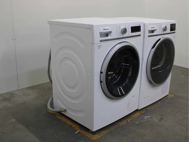 Siemens iq700 isensoric aquastop sensofresh system wasmachine & siemens iq800 isensoric selfcleaning condenser wasdroger - afbeelding 4 van  8