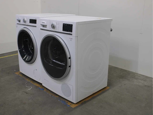 Siemens iq700 isensoric aquastop sensofresh system wasmachine & siemens iq800 isensoric selfcleaning condenser wasdroger - afbeelding 7 van  8