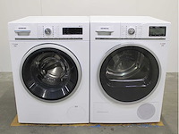Siemens iq700 isensoric aquastop sensofresh system wasmachine & siemens iq800 isensoric selfcleaning condenser wasdroger
