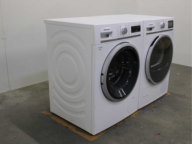 Siemens iq700 isensoric aquastop sensofresh system wasmachine & siemens iq800 isensoric selfcleaning condenser wasdroger - afbeelding 4 van  8