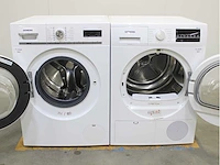 Siemens iq700 isensoric aquastop wasmachine & siemens iq500 isensoric bestcollection wasdroger - afbeelding 2 van  8