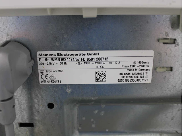 Siemens iq700 isensoric aquastop wasmachine & siemens iq500 isensoric selfcleaning condenser wasdroger - afbeelding 5 van  8