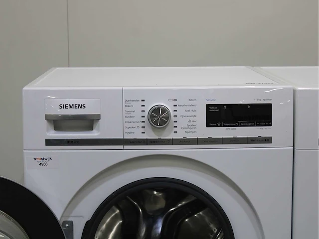 Siemens iq700 isensoric aquastop wasmachine & siemens iq700 isensoric outdoorcollection extraklasse wasdroger - afbeelding 3 van  8