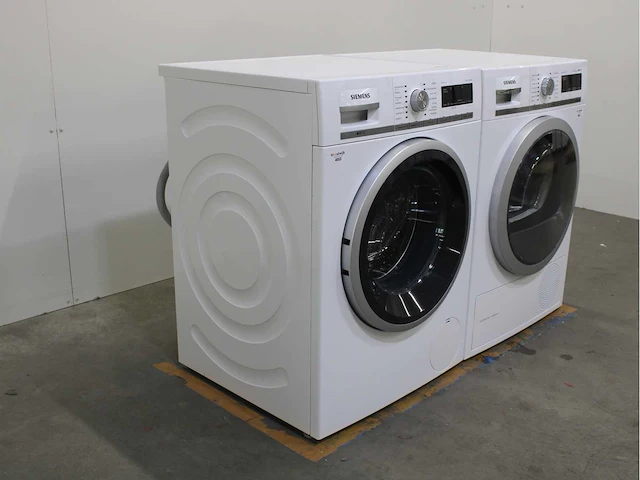 Siemens iq700 isensoric aquastop wasmachine & siemens iq700 isensoric outdoorcollection extraklasse wasdroger - afbeelding 4 van  8