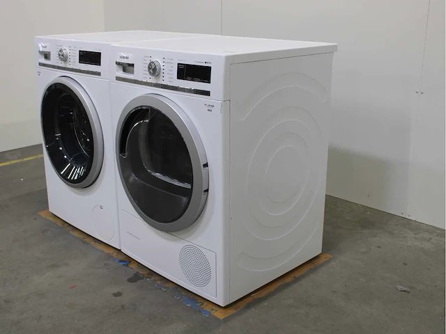 Siemens iq700 isensoric aquastop wasmachine & siemens iq700 isensoric outdoorcollection extraklasse wasdroger - afbeelding 7 van  8