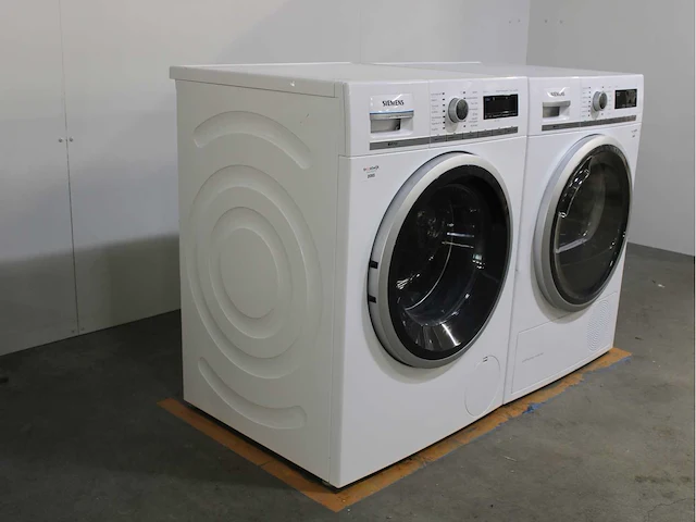 Siemens iq700 isensoric aquastop wasmachine & siemens iq700 isensoric selfcleaning condenser droger - afbeelding 4 van  8
