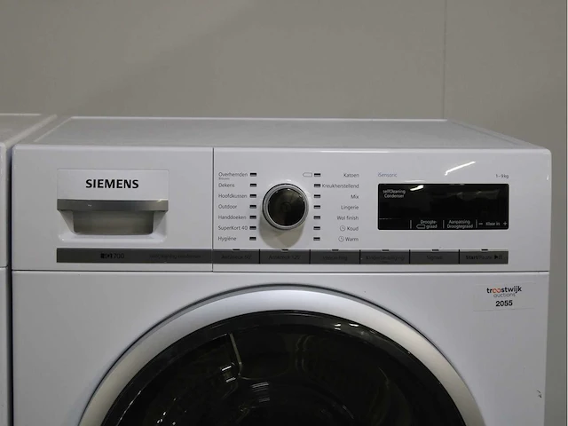 Siemens iq700 isensoric aquastop wasmachine & siemens iq700 isensoric selfcleaning condenser droger - afbeelding 6 van  8