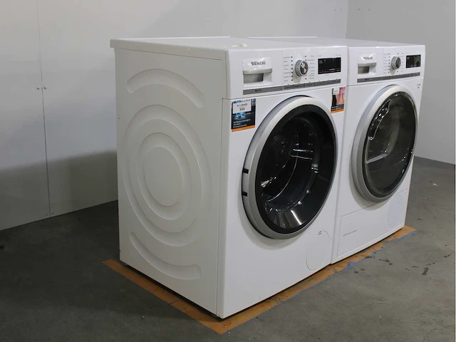 Siemens iq700 isensoric aquastop wasmachine & siemens iq700 isensoric selfcleaning condenser droger - afbeelding 4 van  8