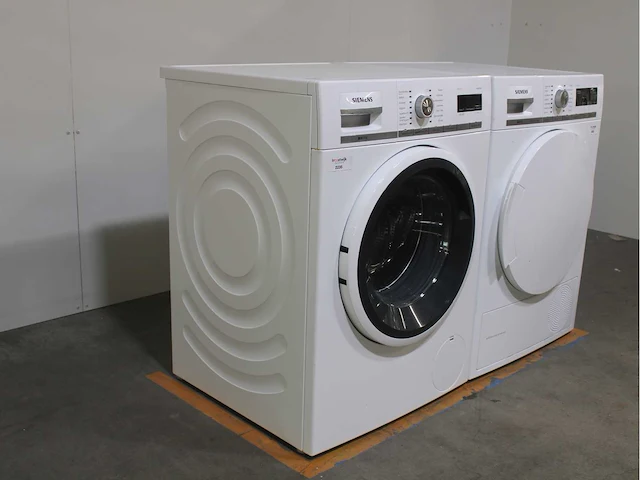 Siemens iq700 isensoric aquastop wasmachine & siemens iq700 isensoric selfcleaning condenser droger - afbeelding 4 van  8