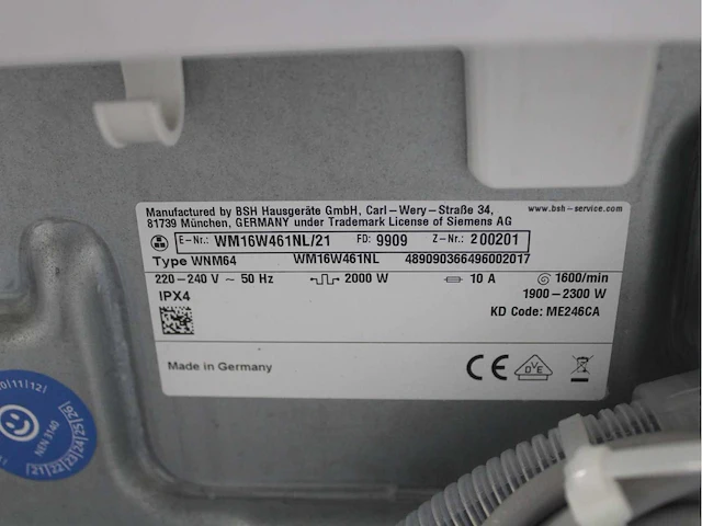 Siemens iq700 isensoric aquastop wasmachine & siemens iq700 isensoric selfcleaning condenser droger - afbeelding 5 van  8